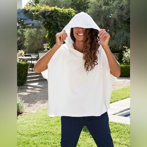 Frank and Eileen Triple Fleece Hooded Capelet Size one size